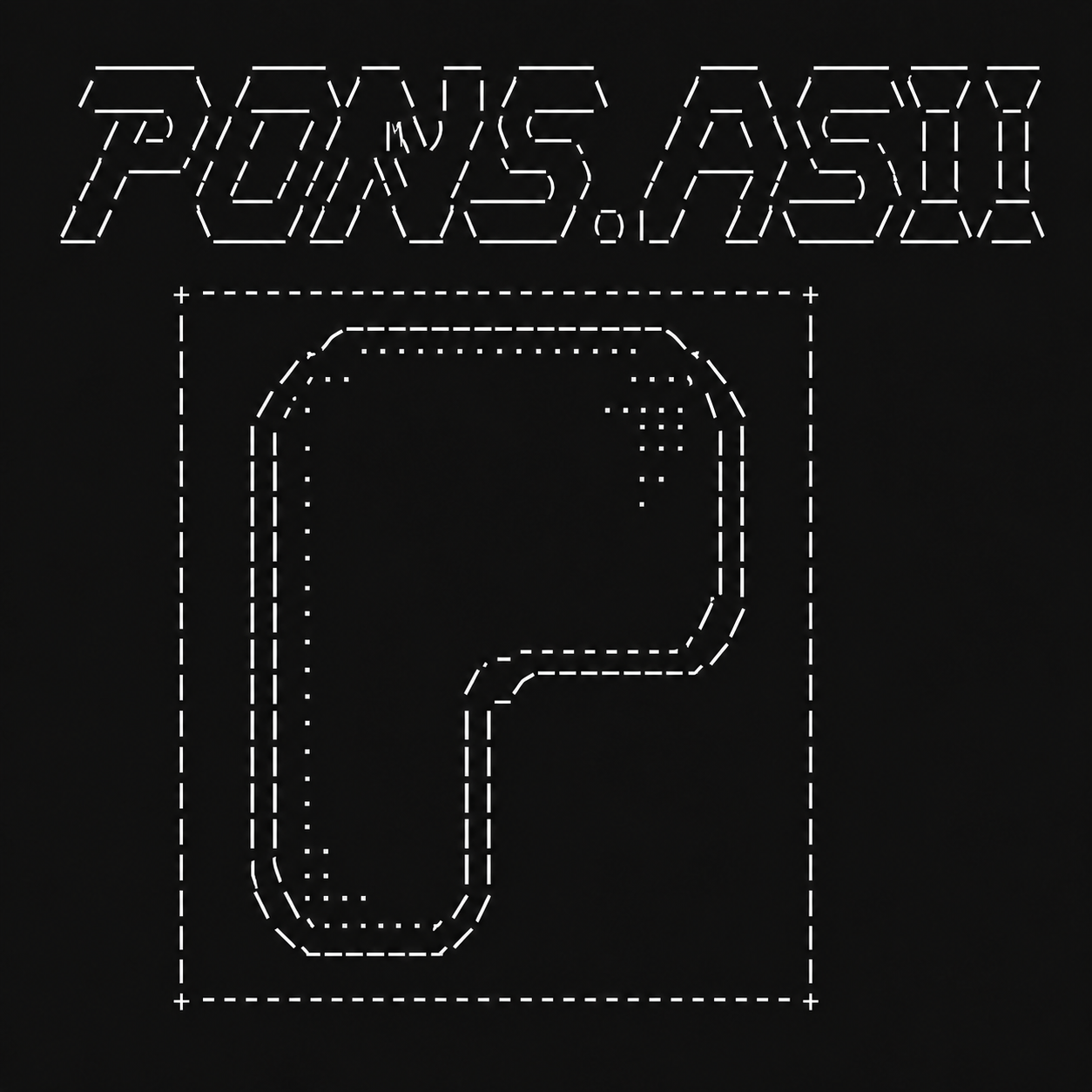 PONS.ASII ASCII logo art